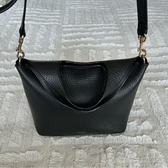 Cuyana Mini System Tote in Pebbled Black Leather with Adjustable Strap - GUC - Picture 8 of 16